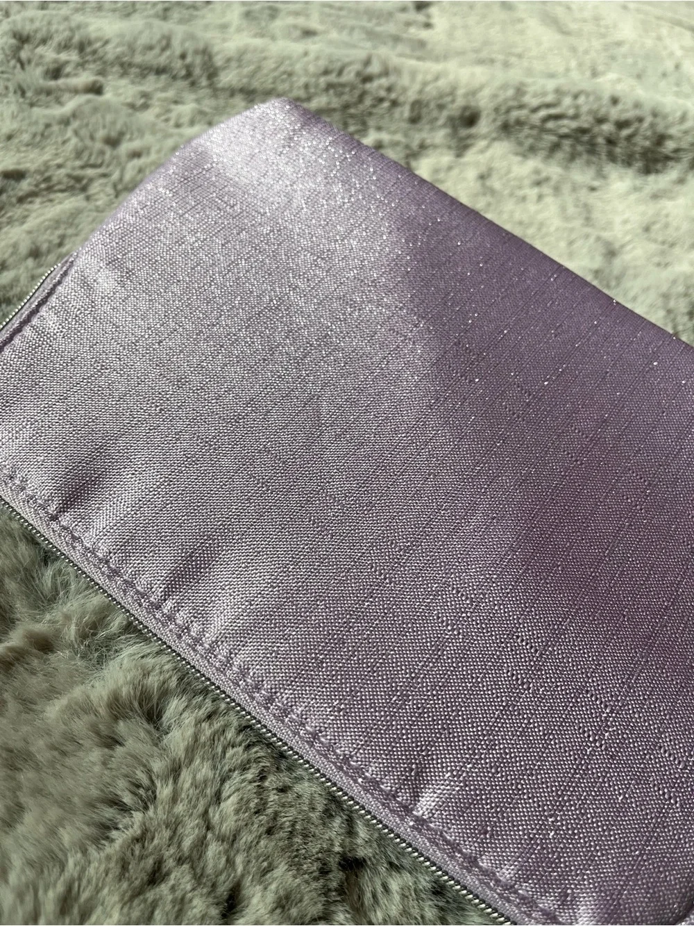 Lancome Lavender Gray Cosmetic Pouch